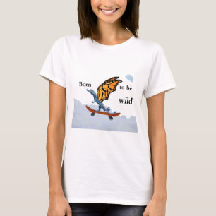 T-shirt Dragon sur skateboard