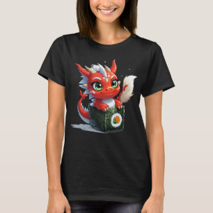 T-shirt dragon sushi
