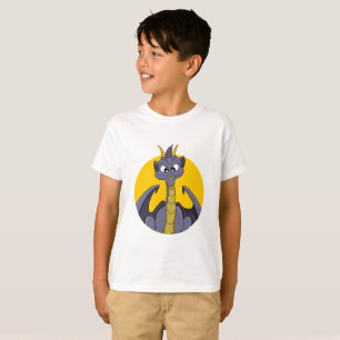 T-shirt dragon violet