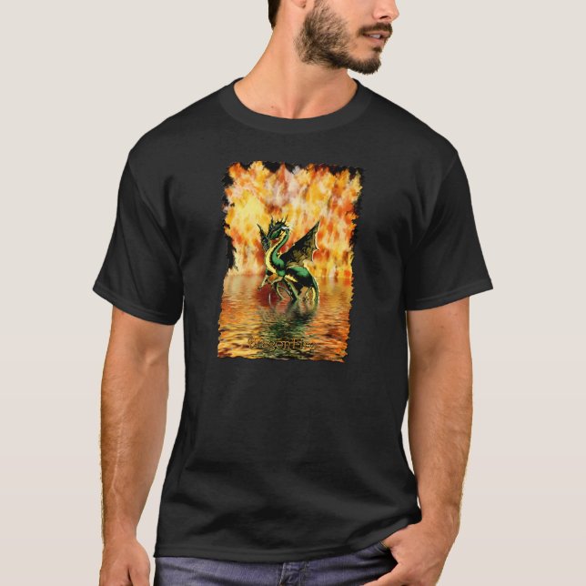 T-shirt DRAGONFIRE le dragon (Devant)