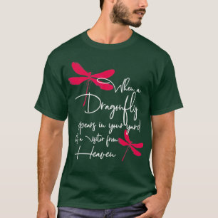 T-shirt Dragonfly for women spiritual faith dragonflies
