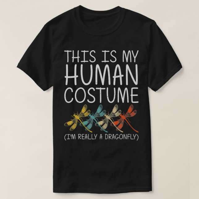 T-shirt Dragonfly Halloween Costume humain Enchauffer Nymp (Design devant)