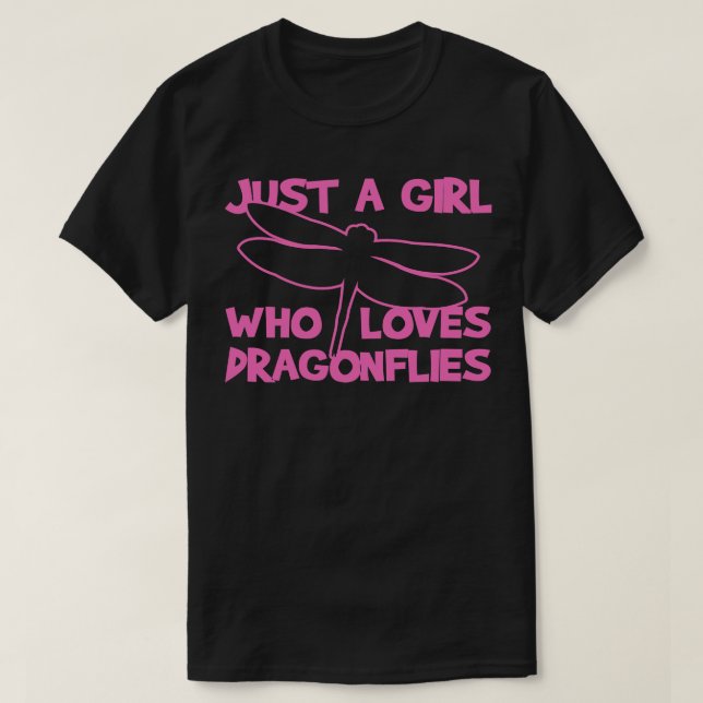 T-shirt Dragonfly Lover (Design devant)