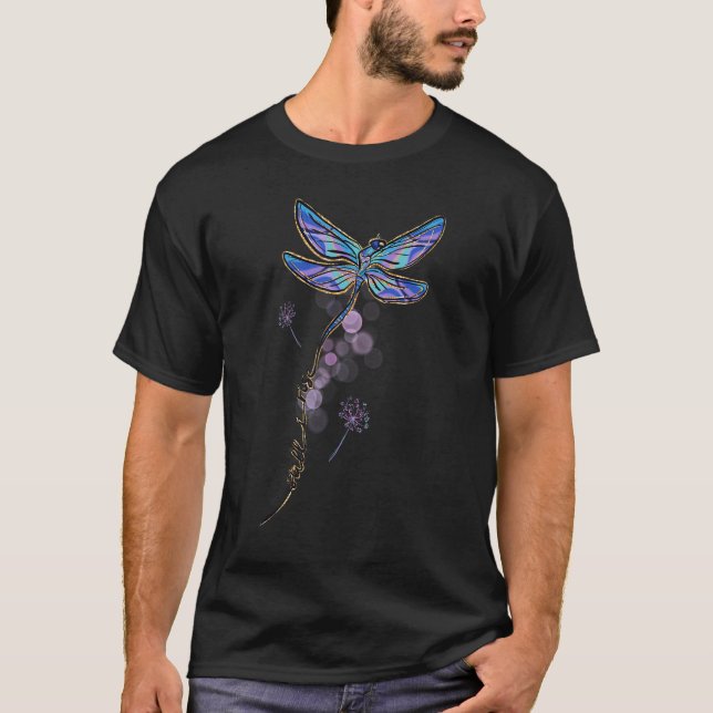 T-shirt Dragonfly Motivationnelle Toujours J'Augmente La P (Devant)