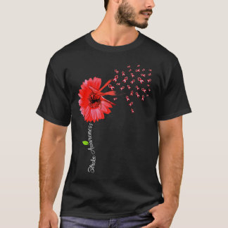 T-shirt Dragonfly Red Cerveau Aneurym Sensibilisation Str