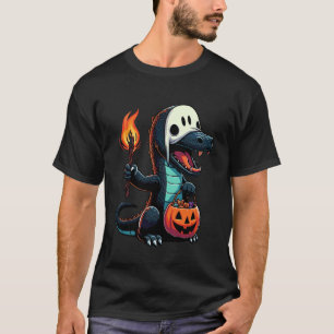 T-shirt Dragons Komodo Fantôme d'Halloween effrayant Bonbo
