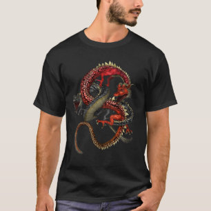 T-shirt Dragons Rouges & Noirs