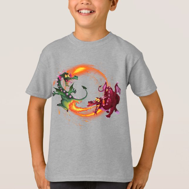T-shirt Dragons stupides (Devant)