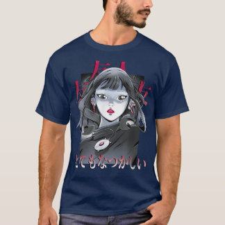 T-shirt Dramatique Anime Girl 