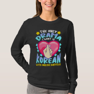 T-shirt Drame coréen pour femmes mode Kdrama mignon Kdrama