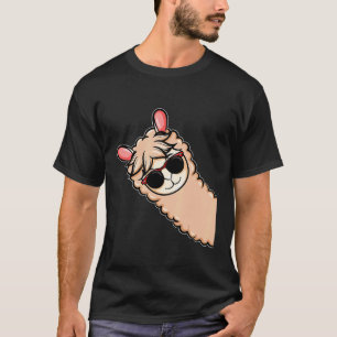T-shirt Drame de l'alpaga lama cool mignon pour les enfant