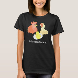 T-shirt Drame D'Hatching De Chicken Rooster Et Baby Duck