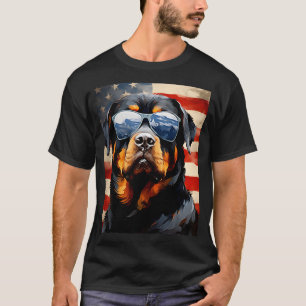 T-shirt Drapeau 4 juillet américain