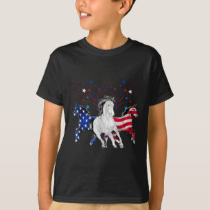 T-shirt Drapeau 4 juillet patriotique américain