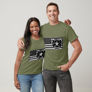 T-shirt Drapeau à la retraite de l'armée © FB @ #USAPatrio