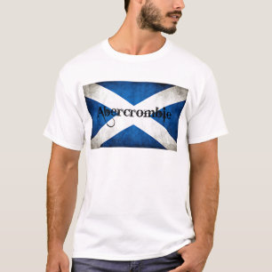 T-shirt Drapeau Abercrombie Grunge