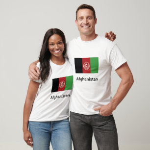 T-shirt Drapeau Afghanistan