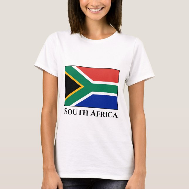 T-shirt Drapeau Afrique du Sud (Devant)