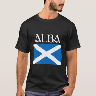 T-shirt Drapeau Alba Scotland Leine Graphic Scottish Gaeli