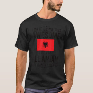 T-shirt Drapeau albanais incroyable Racines albanaises Alb