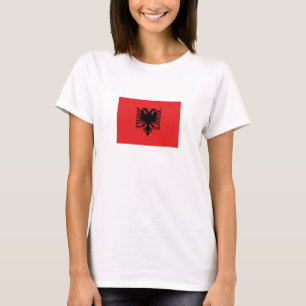 T-shirt Drapeau albanais patriotique