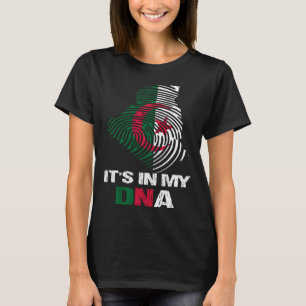 T-shirt Drapeau Algérie Algérie  C'est dans mon ADN  2