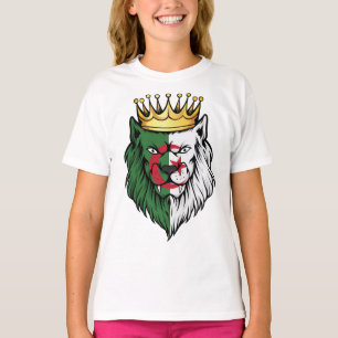 T-shirt Drapeau Algérie Lion King
