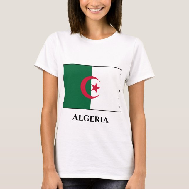 T-shirt Drapeau algérien (Devant)