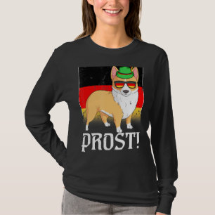 T-shirt Drapeau allemand de Corgi Dog Beer Oktoberfest