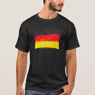 T-shirt Drapeau allemand Grunge Deutschland Allemagne