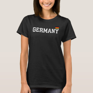 T-shirt Drapeau allemand vintage Allemagne fierté racines