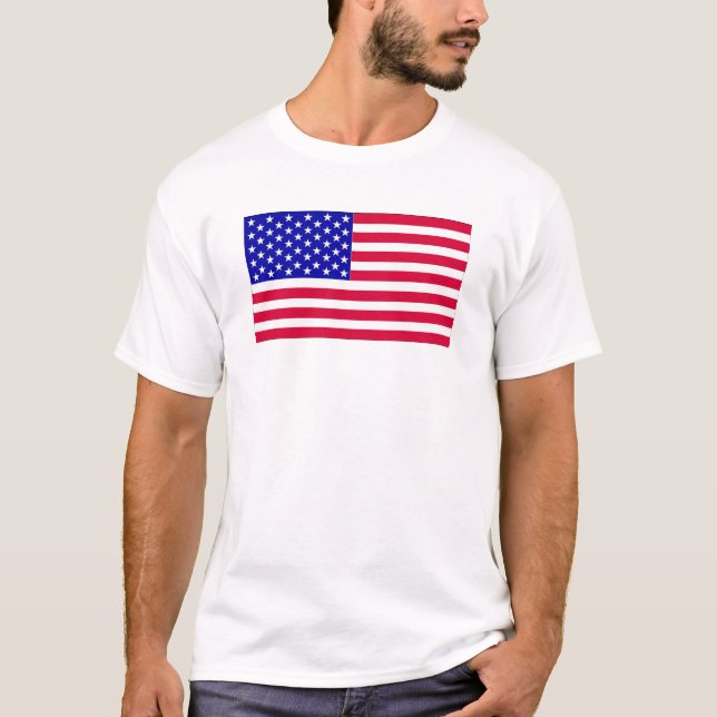 T-shirt Drapeau américain (Devant)