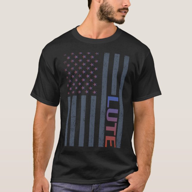 T-shirt Drapeau américain (Devant)