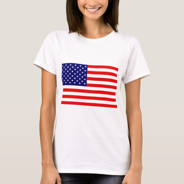 T-shirt Drapeau américain (Devant)