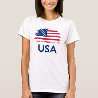 T-shirt Drapeau américain