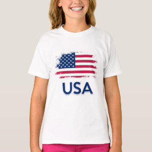 T-shirt Drapeau américain