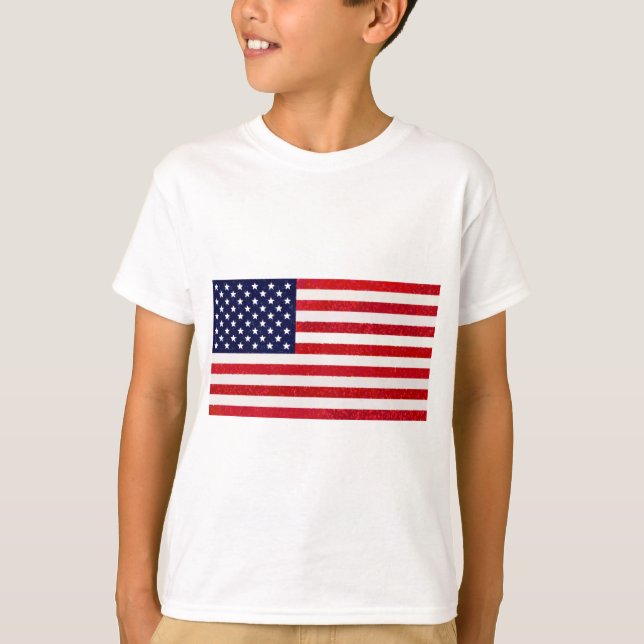 T-shirt Drapeau américain (Devant)