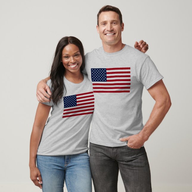 T-shirt Drapeau américain (Unisexe)
