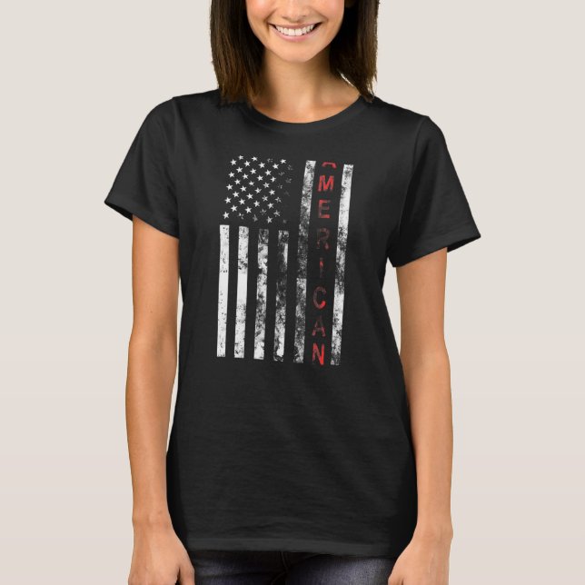 T-shirt Drapeau américain (Devant)