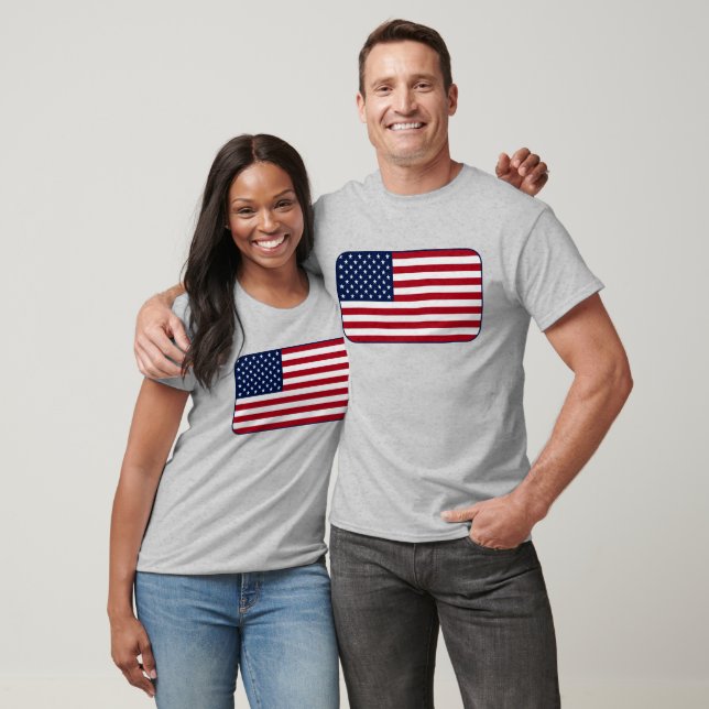 T-shirt Drapeau américain (Unisexe)