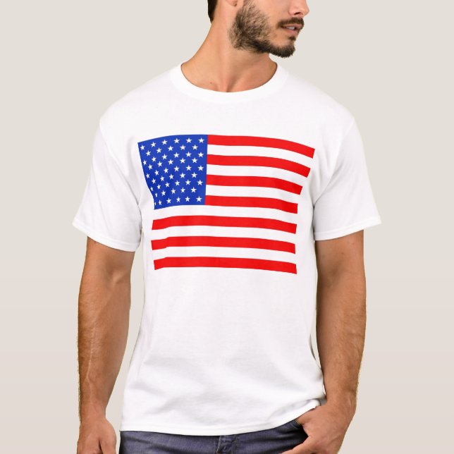 T-shirt Drapeau américain (Devant)