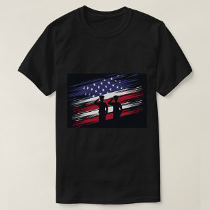 T-shirt Drapeau américain 