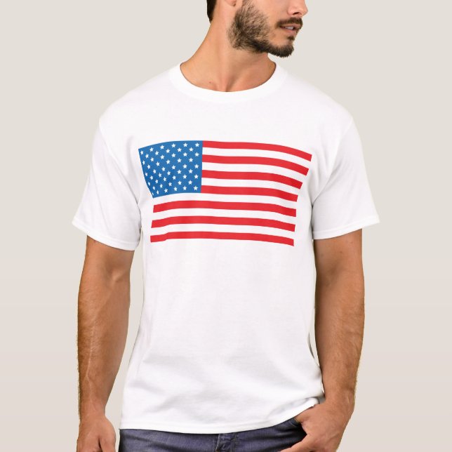 T-shirt Drapeau américain (Devant)