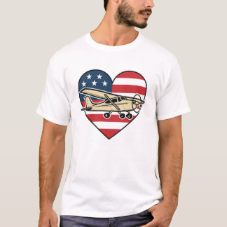 T-shirt drapeau américain
