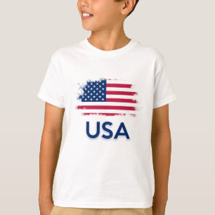 T-shirt Drapeau américain