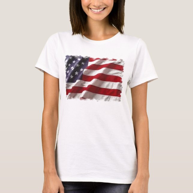 T-shirt Drapeau américain (Devant)