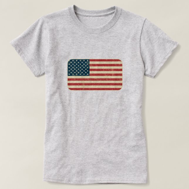 T-shirt Drapeau américain (Design devant)