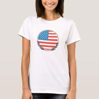 T-shirt drapeau américain