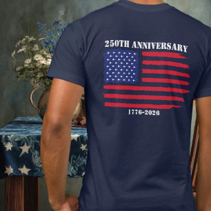 T-shirt Drapeau américain 250e anniversaire Avions à réact
