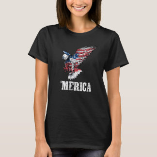 T-shirt Drapeau américain 4 juillet